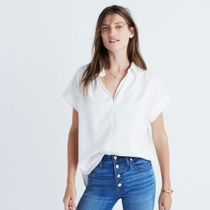 Madewell Central Shirt in Pure White